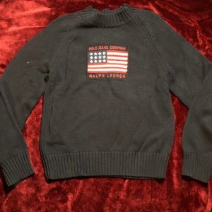 Vintage Polo Jeans Company Big Flag Logo Tee